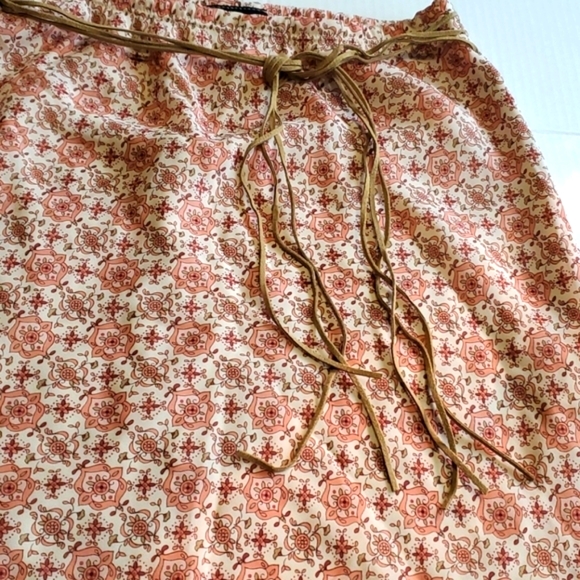 MY MICHELLE High Low Hem Self Belted Boho Skirt - Picture 6 of 16